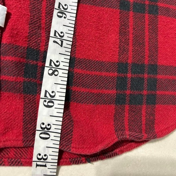 Vintage Polo Ralph Lauren Men's Red and Black Button Up Double Pocket - Picture 5 of 5